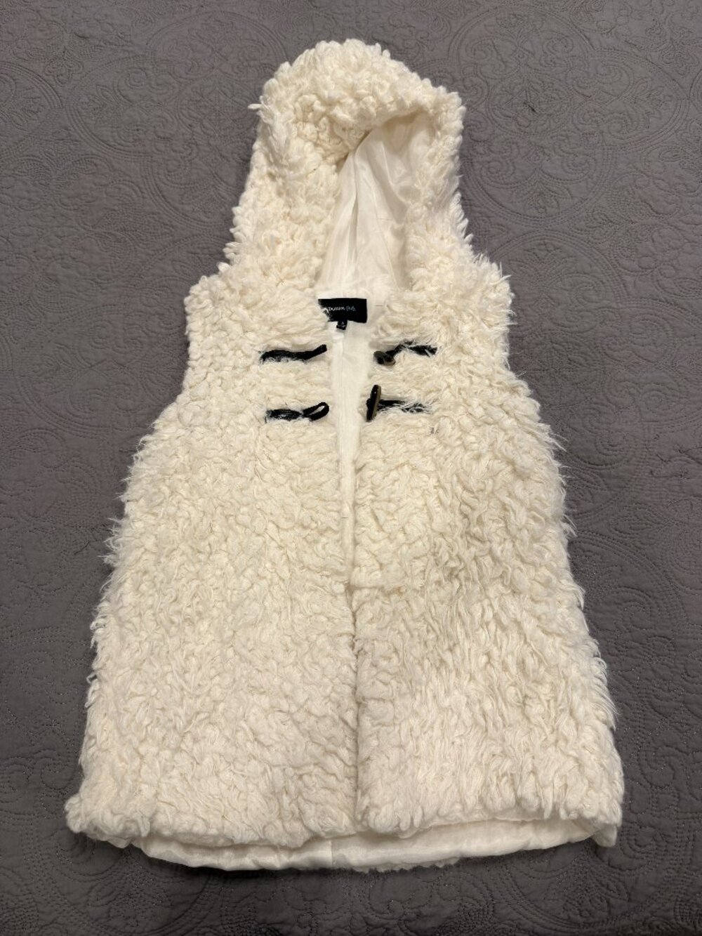 Girl's Faux Fur Vest